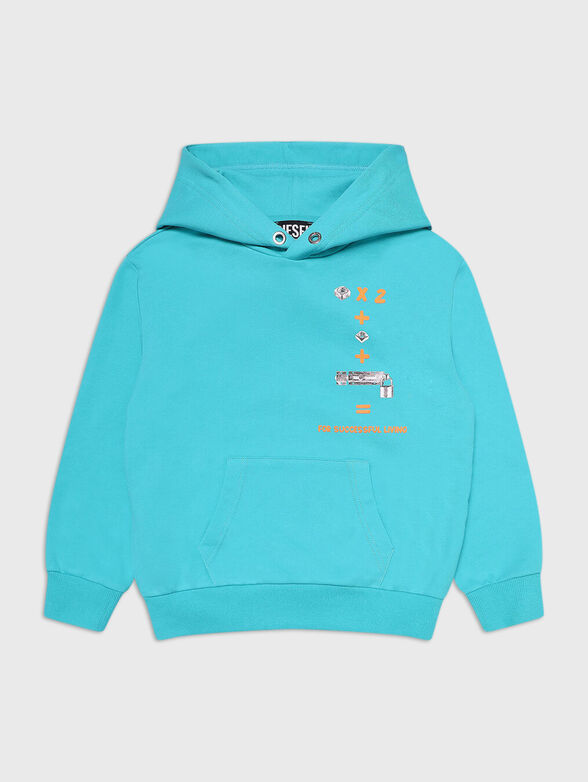 SBOLTS OVER sweatshirt with hood - 1