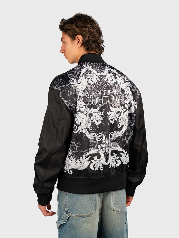 Bomber jacket with print on the back - 2