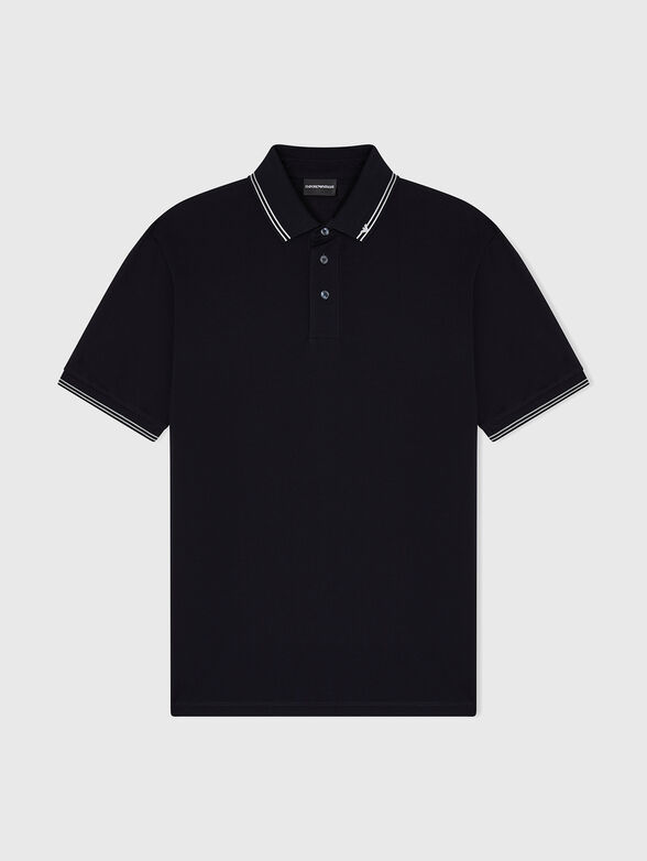 Dark blue polo-shirt - 1
