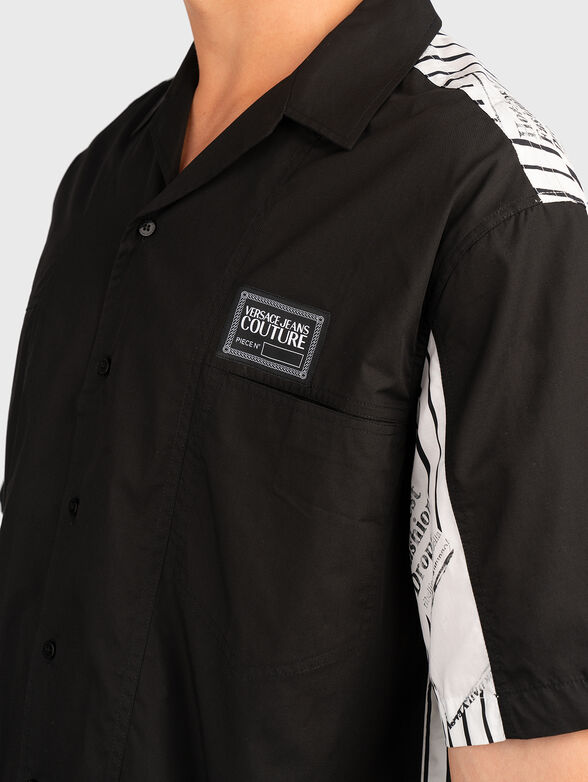 Short sleeve shirt with print on the back - 3