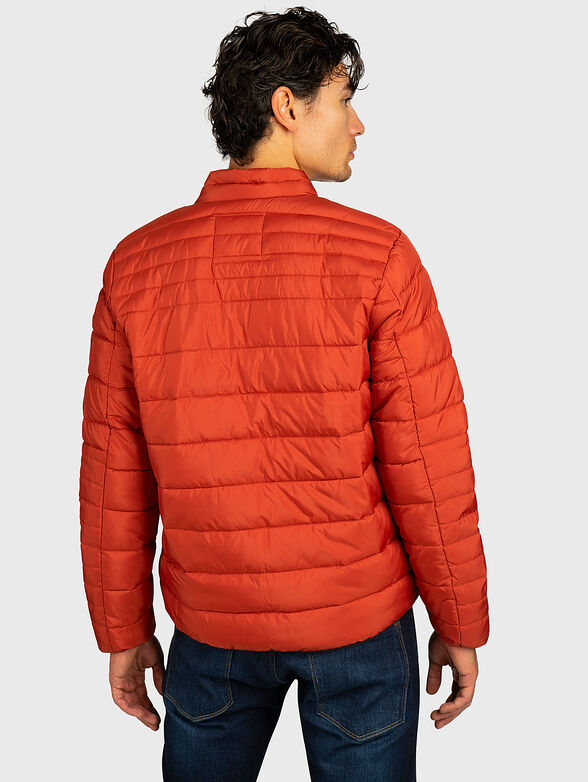 JACK black padded jacket with logo detail - 2