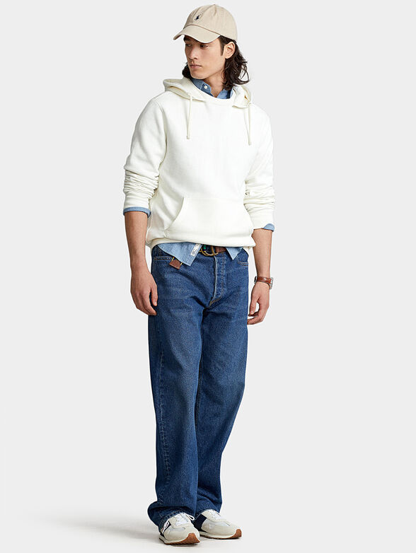 Sweatshirt with hood and pockets - 4