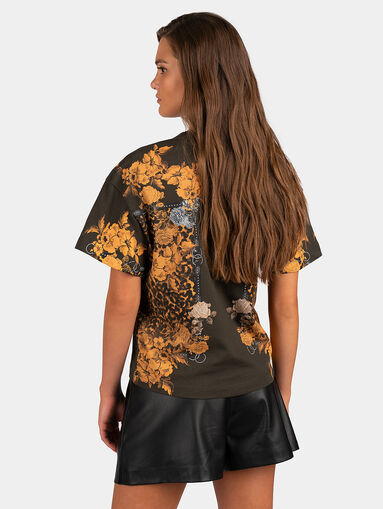 ECATERINA T-shirt with floral print - 3