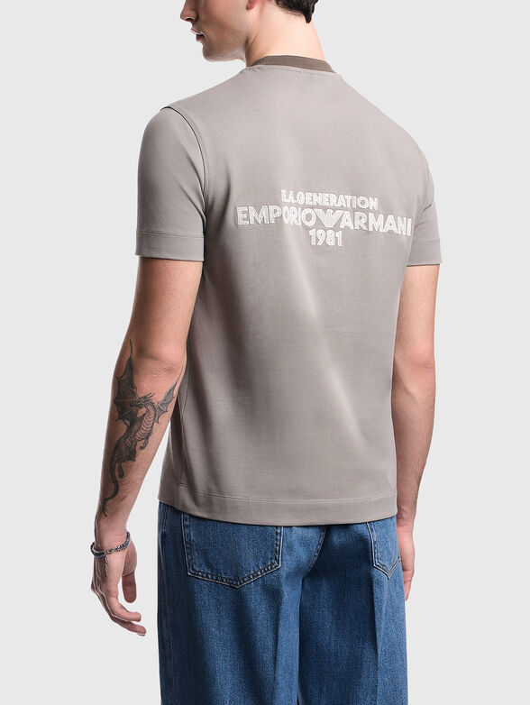 Brown cotton t-shirt - 2