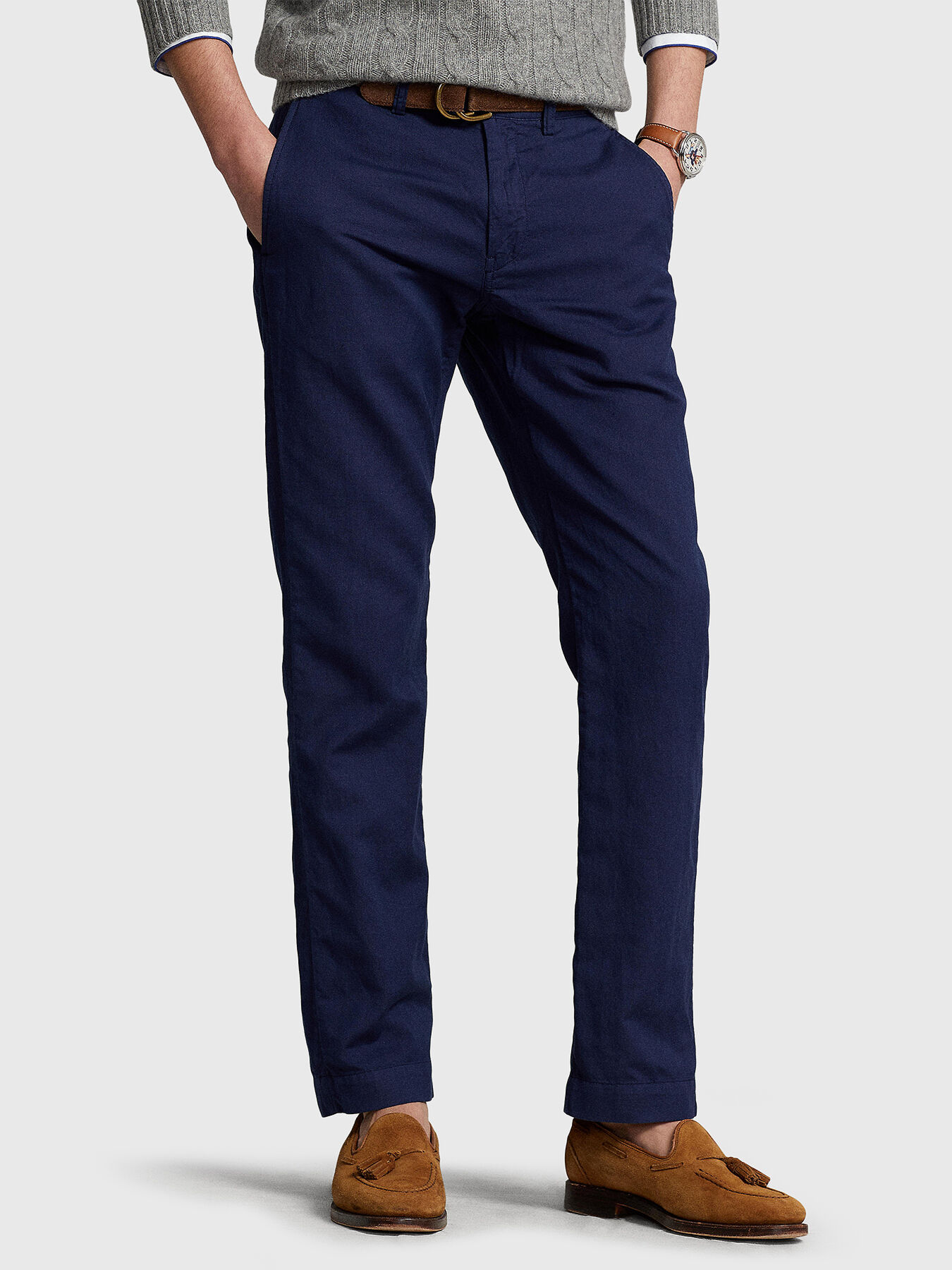 BEDFORD blue trousers brand POLO RALPH LAUREN Globalbrandsstore en