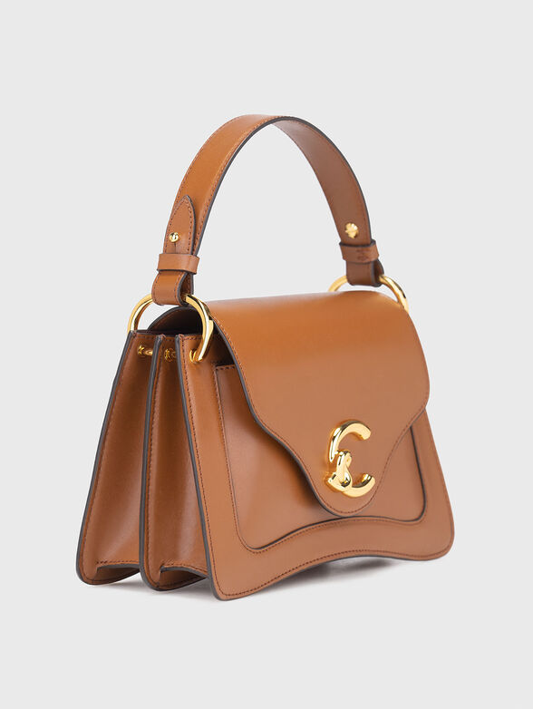 C-ME leather bag with accent logo - 4