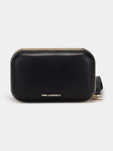 Leather clutch with inscription - 3