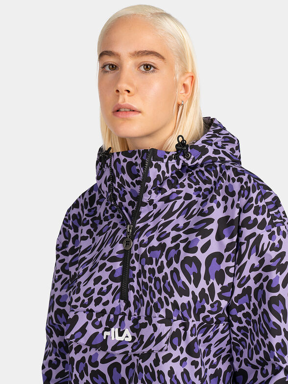 PAVLINA sports jacket with animal print - 4