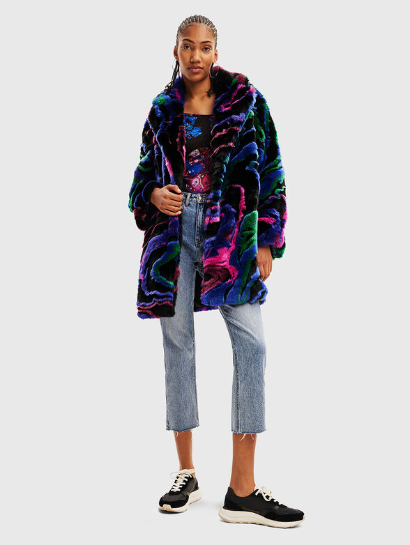 Faux-fur coat - 4