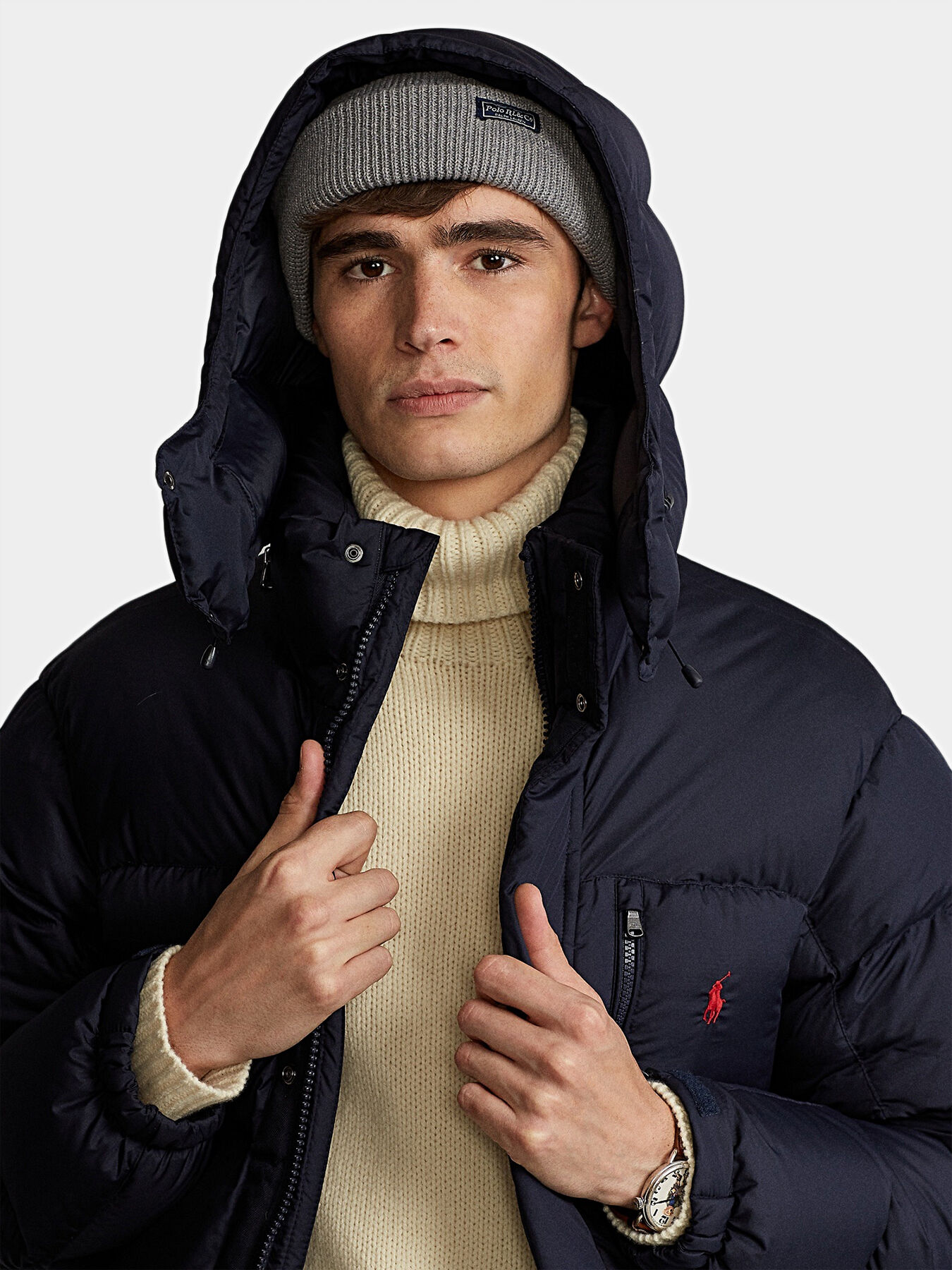 Ralph lauren long padded coat hotsell