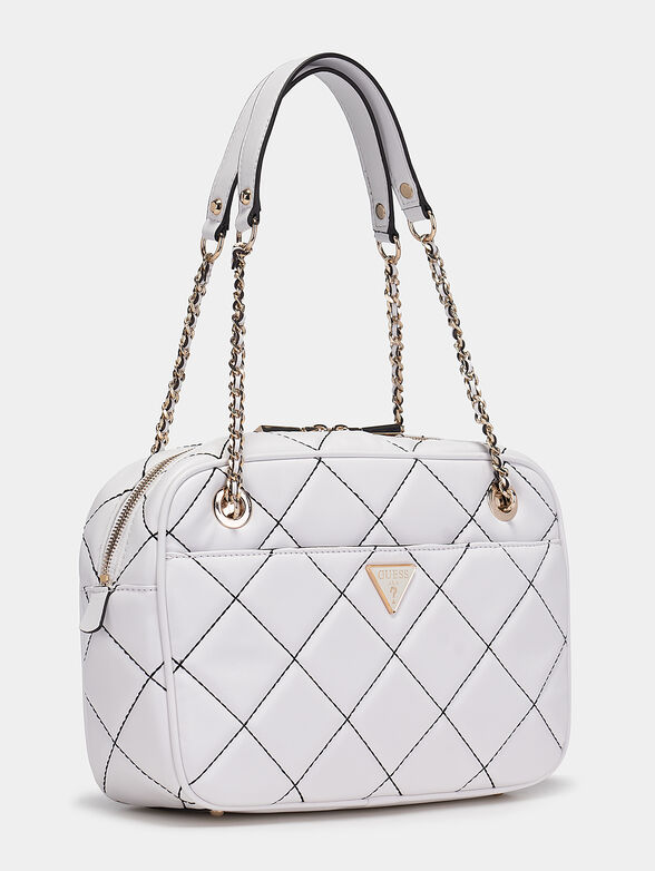 CESSILY white bag with logo accent - 3