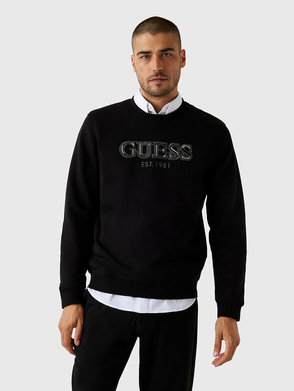 Sweatshirt with logo embroidery - 1