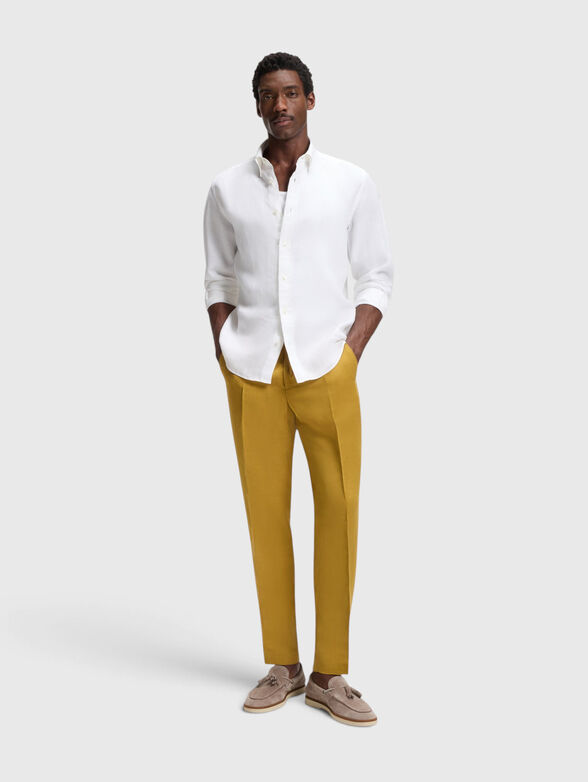 Regular fit linen shirt - 1