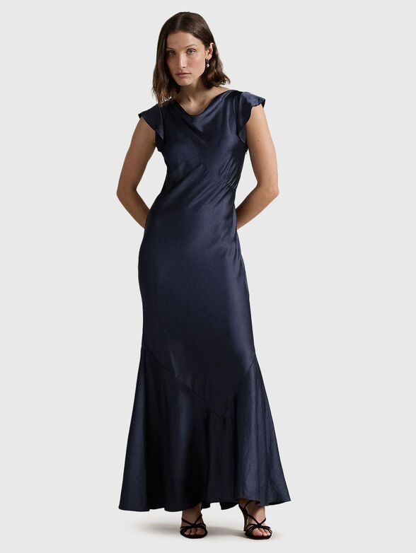 Maxi satin dress - 1