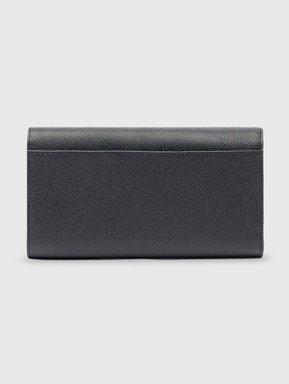 Leather wallet with mini logo - 2