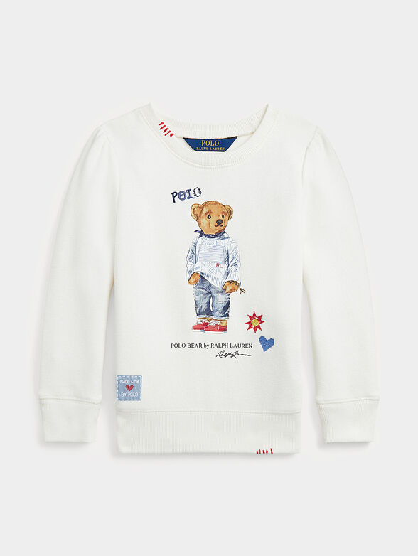 Polo Bear printed sweatshirt - 1