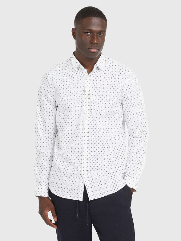 Shirt with monogram print  - 1