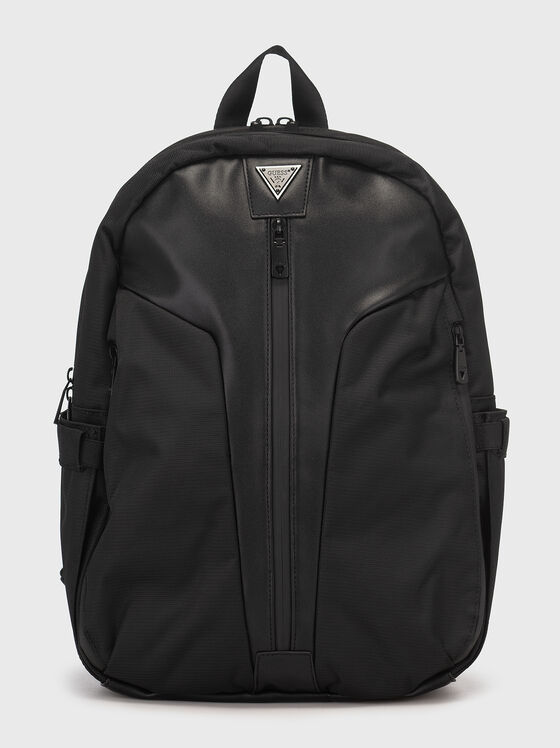 Black backpack with zip  - 1