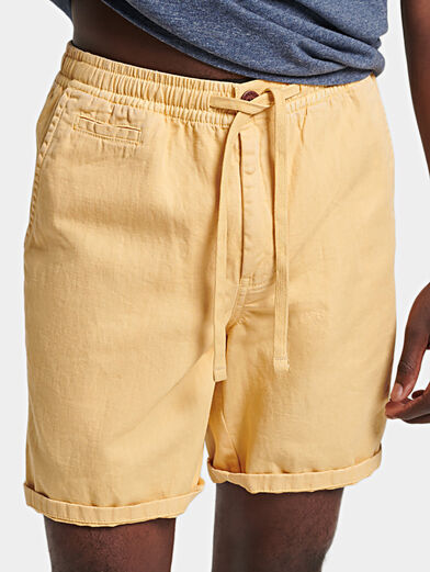 Shorts in light beige color - 1