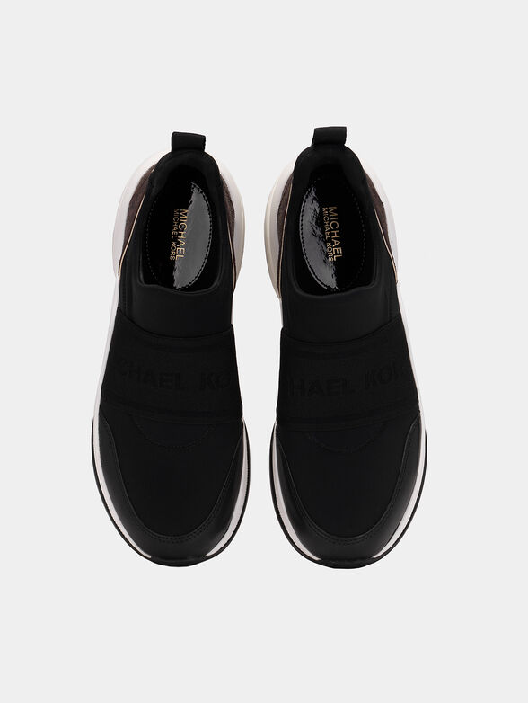 OLYMPIA black slip-on shoes - 6