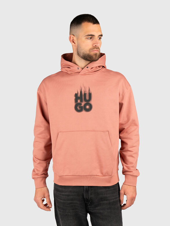 DEFNIO hooded cotton sweatshirt - 1