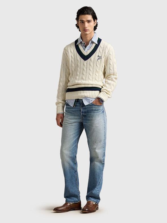 V-neck sweater - 2