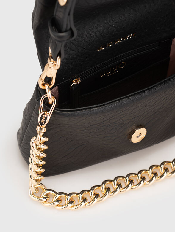 Crossbody bag with gold accents - 6