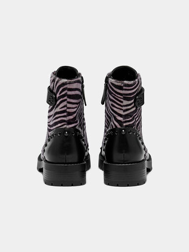 HALEIGHA Boots with faux pony hair details - 4