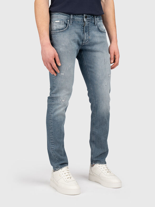 KURT slim-fit jeans with a bleached effect - 1