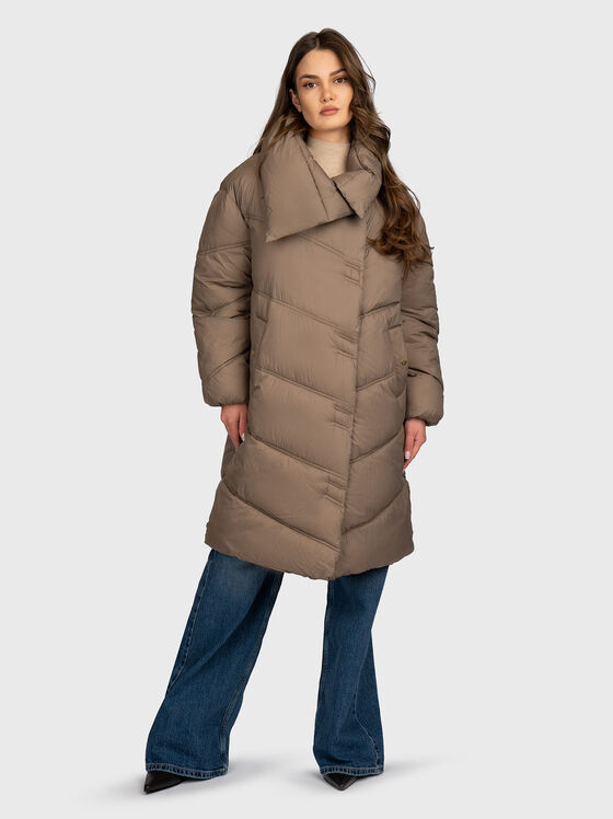 Подплатено яке с джобове и широка яка - 1