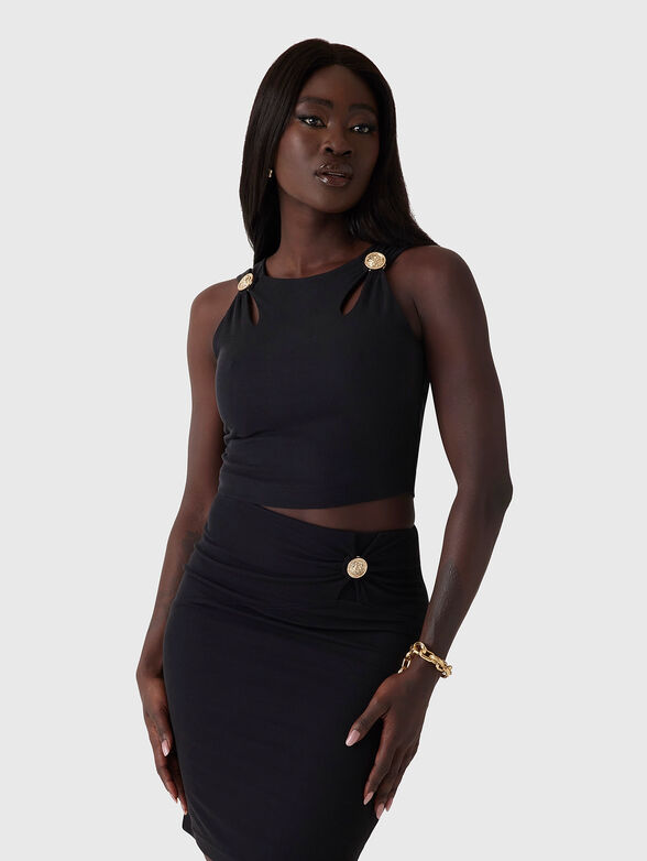 Black top with golden details - 1