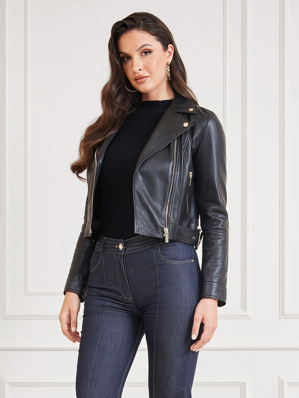 LUANA leather biker jacket - 1
