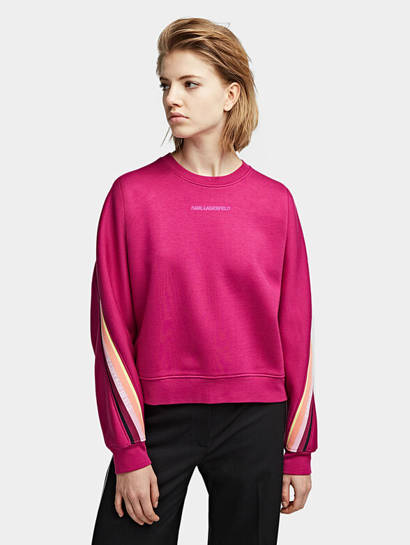 Sweatshirt with logo strap - 2