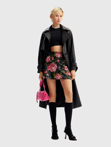 Mini skirt with sequins - 5