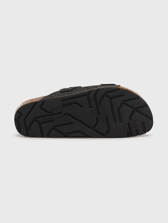 OBAN MESH slippers with glitter effect - 5