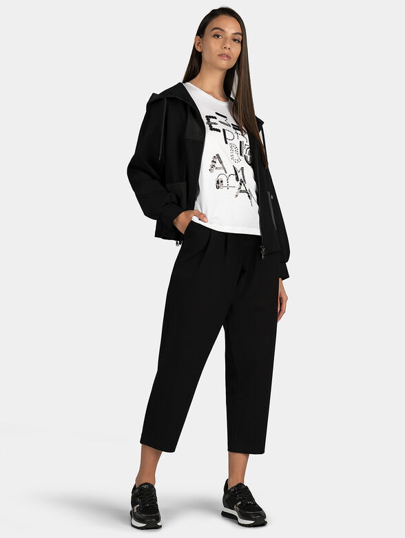 Black Т-shirt with logo - 4