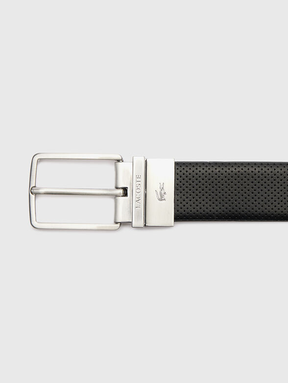 Double-face leather belt - 4