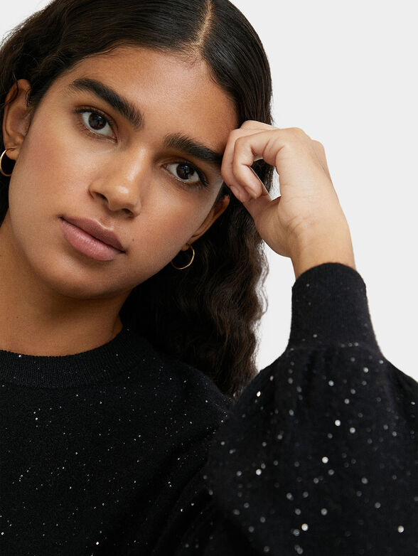 UNIVERSE sweater with shiny sequins - 3