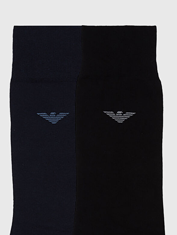 Set of two pairs of socks with logo - 2