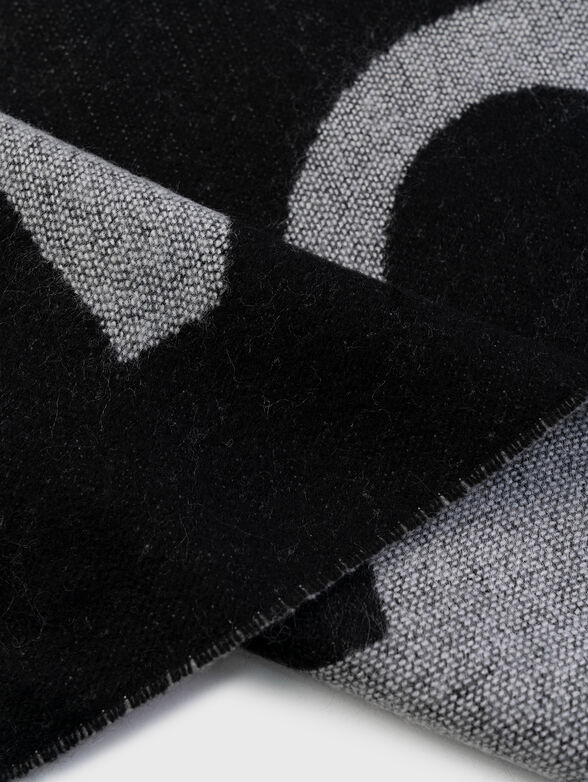 Contrast logo scarf - 4