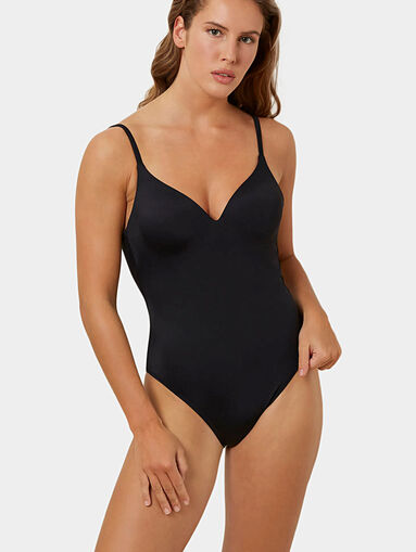 ESSENTIALS black one-piece swimsuit - 4
