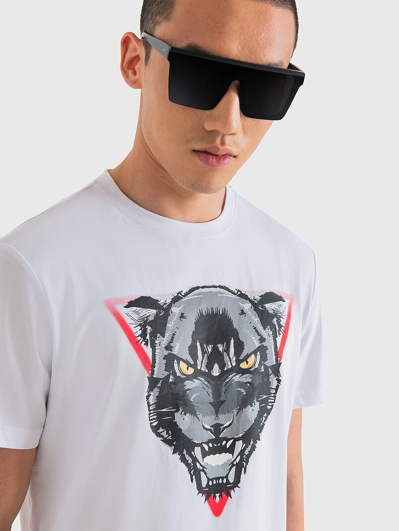 T-shirt with contrast print - 3