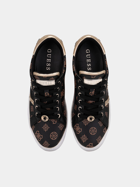 Sneakers BEVLEE with monogram logo print - 5