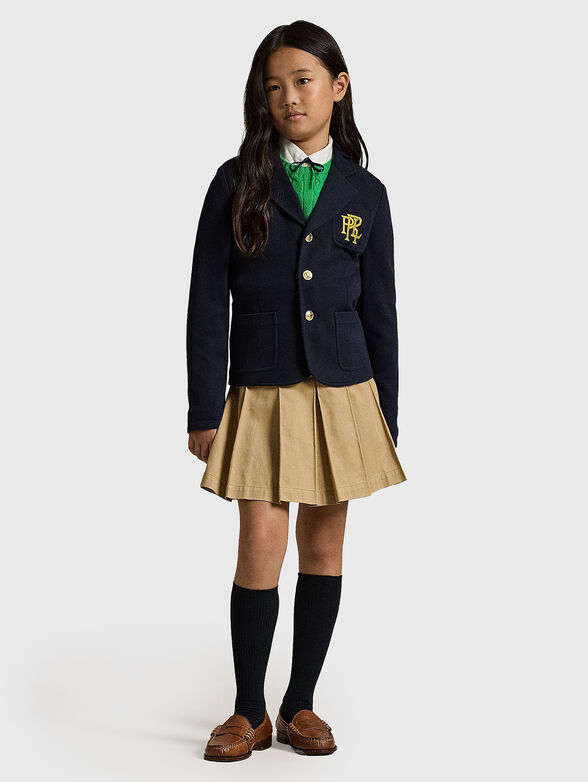 Navy blue jacket with logo - 2