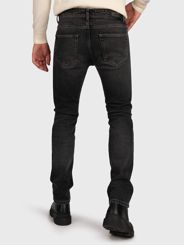Black jeans with washed effect - 1