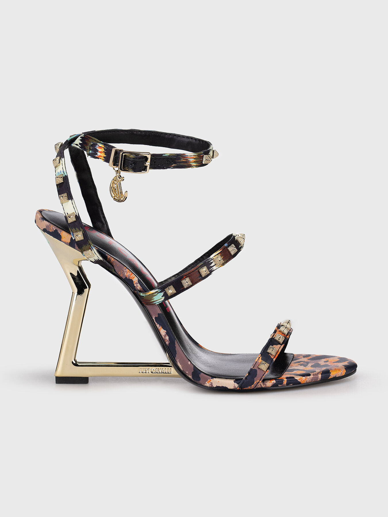 FONDO LADYJ heeled sandals with eyelets brand Just Cavalli