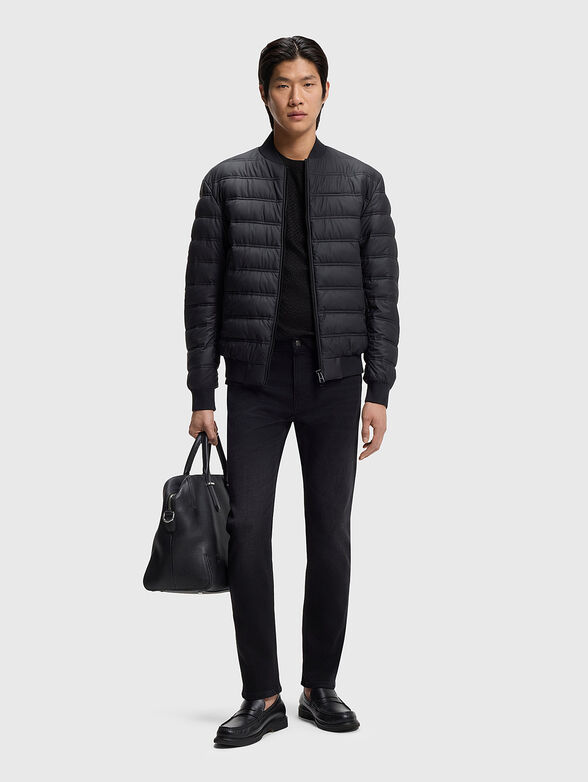 Cotton T-shirt with textured pattern - 2