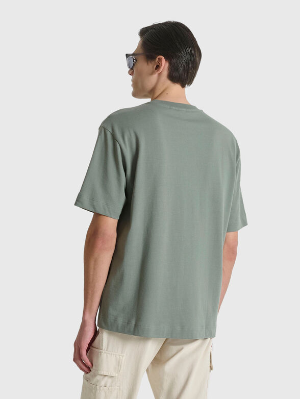 Black cotton T-shirt - 2