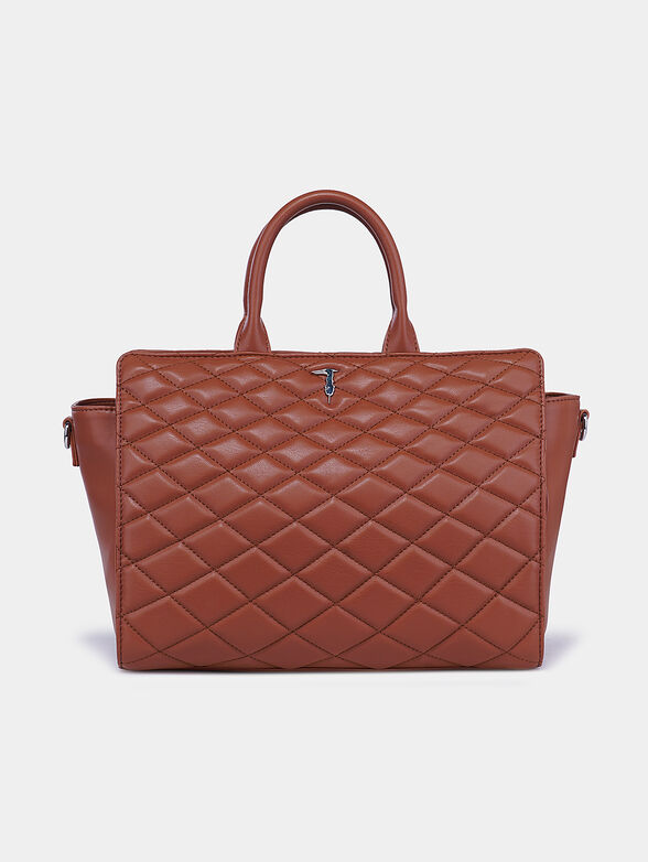 DAISY tote bag with quilted effect - 1