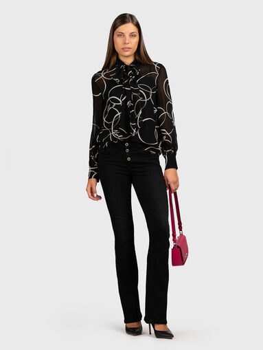 Black jeans with low waist - 5